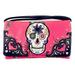 Texas West Western Rhinestone Flora Candy Skull Small Pouch Wallet for Women Crossbody