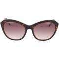 SUNGLASSES - POLARIZED FASHION SUN GLASSES SWAROVSKI DARK HAVANA GRADIENT BROWN WOMEN SK0143 5652F