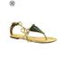 Luxtrada Womens CICI Venus Bikini Sandal Beach Summer Sandal Thong Sandal with Ankle Strap Sandal