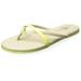 Yosi Samra Women's River Strappy Flip Flop, Biscotti/Limette, 6 M US