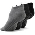 Non Slip Socks for Women or Men, Barre Socks With Grips, Non Skid Socks for Yoga, Hospital Socks (3 pairs)