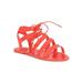 New Women Joanie-130 Jelly Open Toe Lace Up Gladiator Sandal