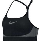 Nike Girls' Seamless Sports Bra Black/Wolf Grey XS