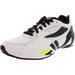 Fila Men?s Mindblower SLV Athletic Style Casual Sneaker - 12M - White / Black / Soft Yellow