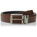 Perry Ellis Men's Portfolio Tan Amigo Belt, Luggage/Black Reversible, 36