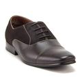 Men's 20617 Cap Toe Derby Oxfords Lace Up Casual Dress Shoes, Brown, 8.5