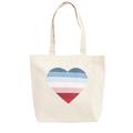 EV1 from Ellen DeGeneres ombre heart market tote