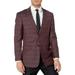 Adam Baker by Douglas & Grahame Men's 43119 Single Breasted 100% Wool Ultra Slim Fit Blazer/Sport Coat - Red Plaid - 38L