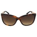 Jimmy Choo Cora/S FA5JD - Glitter Dark Havana by Jimmy Choo for Women - 56-16-135 mm Sunglasses