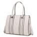 MKF Collection by Mia K MKF-9519BG Patsey Satchel Bag, Beige