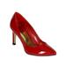 Pierre Dumas CA34 Women Patent Leatherette Pointy Toe Single Sole Stiletto Pump