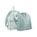 Eastsport Multi-Purpose Clear Backpack with Bonus Sling Sackpack, Unicorn Donuts/Mis Mint