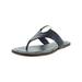 Bernardo Womens Mallory Leather O-Ring Thong Sandals