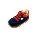 Mooshu Trainers Baby Boys Navy Blue Suede Squeaky Bailey Ankle Boots