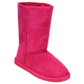 New Girl's Warm Tall Mid Calf 3 Buttons Faux Sheepskin Fur Kids Shoes Boots (8906-Fuchsia-9 Toddler) New Girl's Warm Tall Mid Calf 3 Buttons Faux Sheepskin Fur Kids Shoes Boots