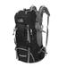 Hiking Backpack for Men, Lightweight Travel Camping Backpack with Rain Cover, Foldable Outdoor Traveling Bag for Women Men, Ultralight Foldable Backpack for Climbing Camping Touring Cycling, Q9185