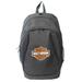 Harley-Davidson Embroidered Bar & Shield Logo Backpack, Black XBP1500-BLACK, Harley Davidson