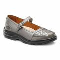 Dr. Comfort Paradise Women's Casual Shoe: 10.5 X-Wide (E-2E) Pewter Velcro