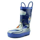 Western Chief Disney Frozen Olaf Youth Round Toe Synthetic Blue Rain Boot