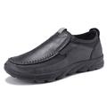 Men Four Season Microfiber Leather Loafers Casual Shoes Anti-skid Slip on Shoes Daily Shoes