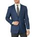 Adam Baker by Douglas & Grahame Men's 43114 Single Breasted 100% Wool Ultra Slim Fit Blazer/Sport Coat - Blue Plaid - 36R