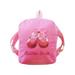 Wenchoice Girls Pink "Ballet Kids" Shoes Sequin Applique Zipper Dance Back Pack