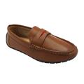 Perry-10 Boys Loafers Shoes Dress Casual Loafers for Boys Slip-on Casual Comfortable Tan 3
