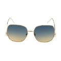 Foster Grant Women's Gold Square Sunglasses M06