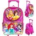 Disney Princess 12" Small Rolling Backpack -3-6yrs