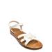 Marmie32 Ankle Strap Flexible Sandal - Women Quarter Strap Woven Yoga Huarache