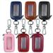 6 Colors Universal Double Layers Car Keys Bag Home Keys Holder PU Leather Storage Organizer Wallet Case