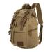 TOMSHOO Multifunction Canvas Backpack Vintage Shoulder Bag Travel Bag Outdoor Leisure Rucksack Men's Laptop Backpack