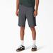 Dickies Men's Flex Skateboarding Slim Fit Shorts, 11" - Charcoal Gray Size 28 (WRSK94)