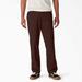 Dickies Men's Skateboarding Slim Fit Pants - Chocolate Brown Size 29 32 (WPSK94)