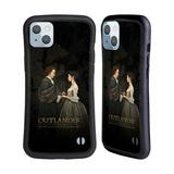 Head Case Designs Officially Licensed Outlander Portraits Claire & Jamie Painting Hybrid Case Compatible with Apple iPhone 14 Plus