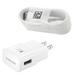 TTECH for Samsung Galaxy A60 A70 A70s A71 A80 A90 A90 5G Adaptive Fast Charger USB-C 3.1 Type-C Cable Kit Fast Charging USB Wall Charger Home Power Adapter [1 Wall Charger + 4 FT Type-C Cable] White