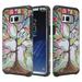 Samsung Galaxy S8 Plus Case Shock Proof Silicone Dual Layer Protective Case Bumper Cute Flower Galaxy S8 Plus Phone Case Cover for Girl Women - Blue Butterfly