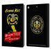 Head Case Designs Officially Licensed Cobra Kai Composed Art Be Strong Logo Leather Book Wallet Case Cover Compatible with Apple iPad 10.2 2019/2020/2021