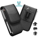 Njjex Cell Phone Holster Pouch With Belt Clip Loop Wallet Case for iPhone 14 13 11 12 13 SE 2020 Samsung LG Motorola T-Mobile up to 6.9