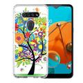 Hybrid Bumper Phone Case For LG K51 by OneToughShield Â® - Colorful Tree