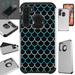 WORLD ACC Fusion Phone Case Compatible with Samsung Galaxy A21 + TEMPERED GLASS Hybrid TPU Phone Cover (Mermaid Black)