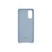 Samsung Leather Cover EF-VG980 - Back cover for cell phone - aluminum leather - blue - for Galaxy S20 S20 5G
