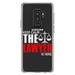 DistinctInk Clear Shockproof Hybrid Case for Samsung Galaxy S9+ PLUS (6.2 Screen) - TPU Bumper Acrylic Back Tempered Glass Screen Protector - Keep Calm The Lawyer Is Here
