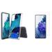 Bemz Aquaflex Samsung Galaxy S20 FE 5G (Fan Edition) Phone Case (Slim Fit Shockproof Cover) with 2-Pack of Tempered Glass Screen Protectors - Blue Marble