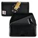 Holster fits Galaxy S10+ Plus with OTTERBOX DEFENDER Black Leather Holster Clip