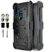 Value Pack ! for Samsung Galaxy A20S Heavy Duty Phone Case 360Â° Cover Screen Protector Belt Clip Kickstand Holster Hybrid Shock Bumper (Black)