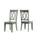 Eleanor Two-Tone Antique White Trestle Base 6-Piece Dining Set by iNSPIRE Q Classic