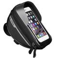 Bike Phone Mount Bag Cycling Waterproof Front Frame Top Tube Handlebar Bag with Touch Screen Holder Case for iPhone X XS Max XR 8 7 Plus for Android/iPhone Cellphones Under 6.5