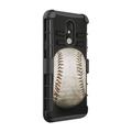 Capsule Case Compatible with LG Stylo 5X [Shockproof Armor Kickstand Holster Combo Black Case Men Style Heavy Duty Protector Cover] for Stylo 5 / 5 Plus 5+ / 5V / 5X (Baseball)