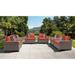 Monterey 6 Piece Outdoor Wicker Patio Furniture Set 06d